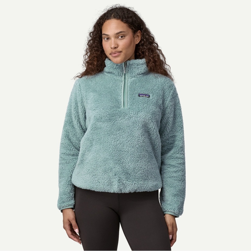 Patagonia medium light blue fleece quarter zip jacket - Picture 9 of 9